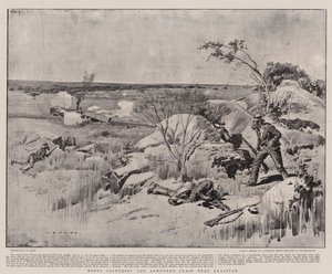 Boers capturing the Armoured Train near Kraaipan by Charles Edwin Fripp